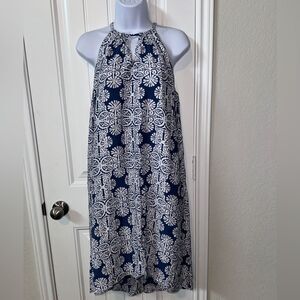Vineyard Vines Blue mini dress, halter mini dress size 2